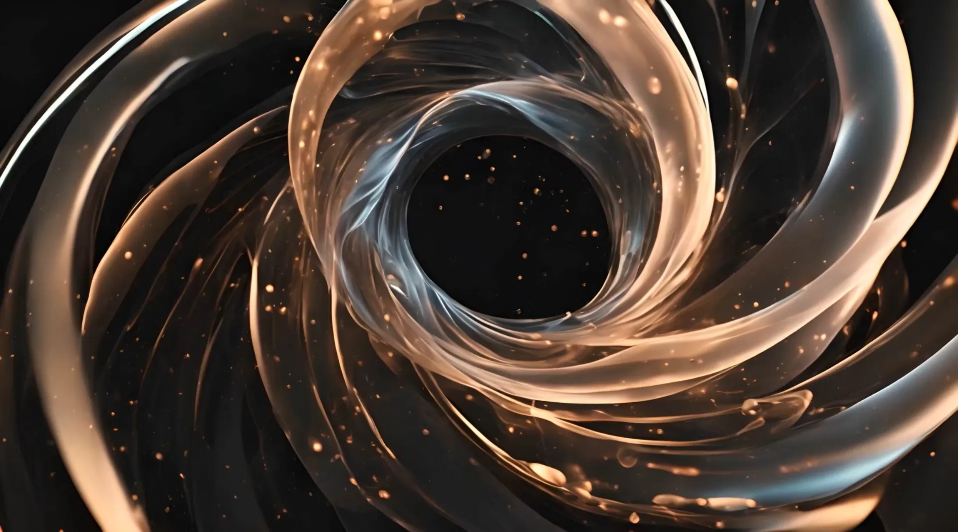 Elegant Particle Swirl Dynamic Motion Video